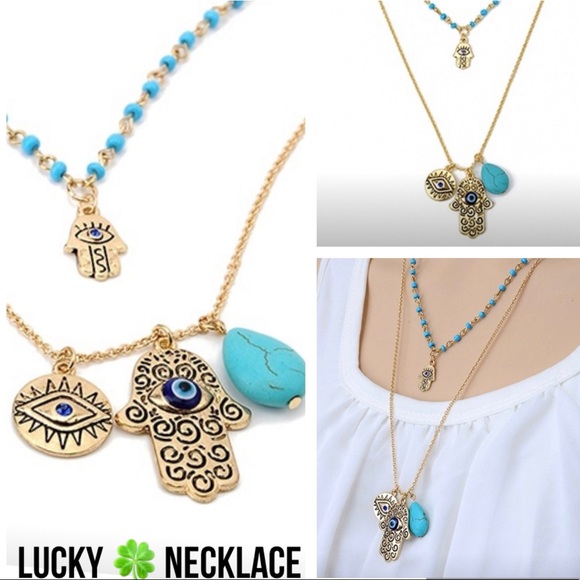 CYBER‼️MONDAY‼️SALE‼️GOOD LUCK 🍀 NECKLACE‼️ - Picture 4 of 7